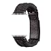 XUANTAI Apple Watch Band 42mm Paracord Replacement Band With Leather Adjustable Clasp for Apple Watch Series 3/2/1(Black 42mm M/L/XL)