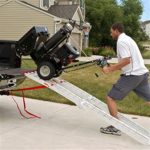 Rampa de carga de aluminio plegable con correas miniatura 2