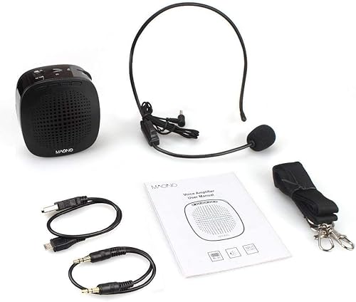Miniatura 6 de MAONO - Amplificador de voz mini altavoz personal portátil recargable con micrófono para profesores entrenadores guías turísticos mercado aula