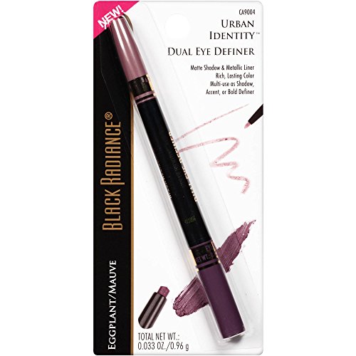 Black Radiance Urban Identity Dual Eye Definer, Eggplant/Mauve, .03 oz