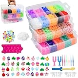 【CONFIGURATION D'OUTILS PROFESSIONNELS INTÉGRÉE POUR UN PROCESSUS CRÉATIF FLUIDE ET FACILE】Le kit de fabrication de bracelet intègre les multiples outils nécessaires au tissage, à la fixation et à la décoration. Cette conception globale et intégrée prend en compte les principales étapes de la création manuelle. Elle vise à permettre aux utilisateurs de se concentrer sur leur projet créatif sans être distraits par la recherche ou la préparation d'outils épars, transformant ainsi plus fluidement leurs idées en œuvres achevées et profitant du plaisir continu qui va de la conception à la réalisation.