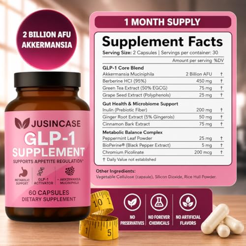 JUSINCASE GLP-1 Weight Management Supplement