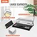 VEVOR Binding Machine, Comb Binding Machine 21-Holes Binding 450 Sheets, Book Binder Machine with 100 PCS 3/8'' Comb Binding Spines, for Letter Size, A4, A5