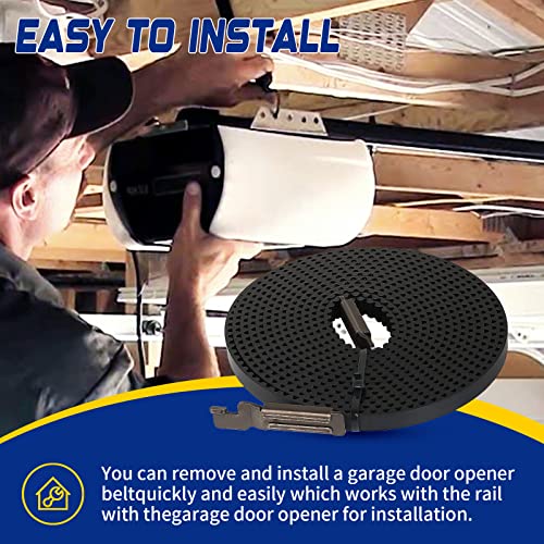 41A5250 Garage Door Openers Belt, 41A5250 Drive Belt 7Ft Door Openers Replacement Parts Belt Compatible With Liftmaster/Chamberlain/Sentex/Whisper, Black #TOP2