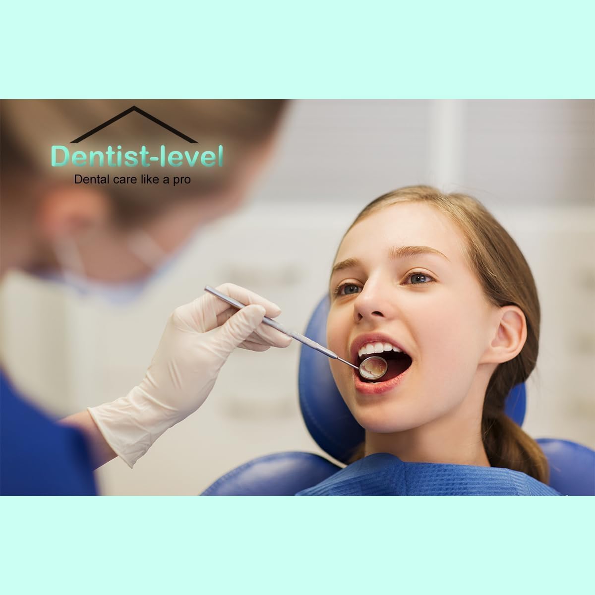 Dental Mouth Mirror Oral Teeth Mirror Inspection Mirror Curve Angle Dentist Oral Care Mouth Checking Extension Tool Also uses for Eyelash Extensions (Single Mirror)