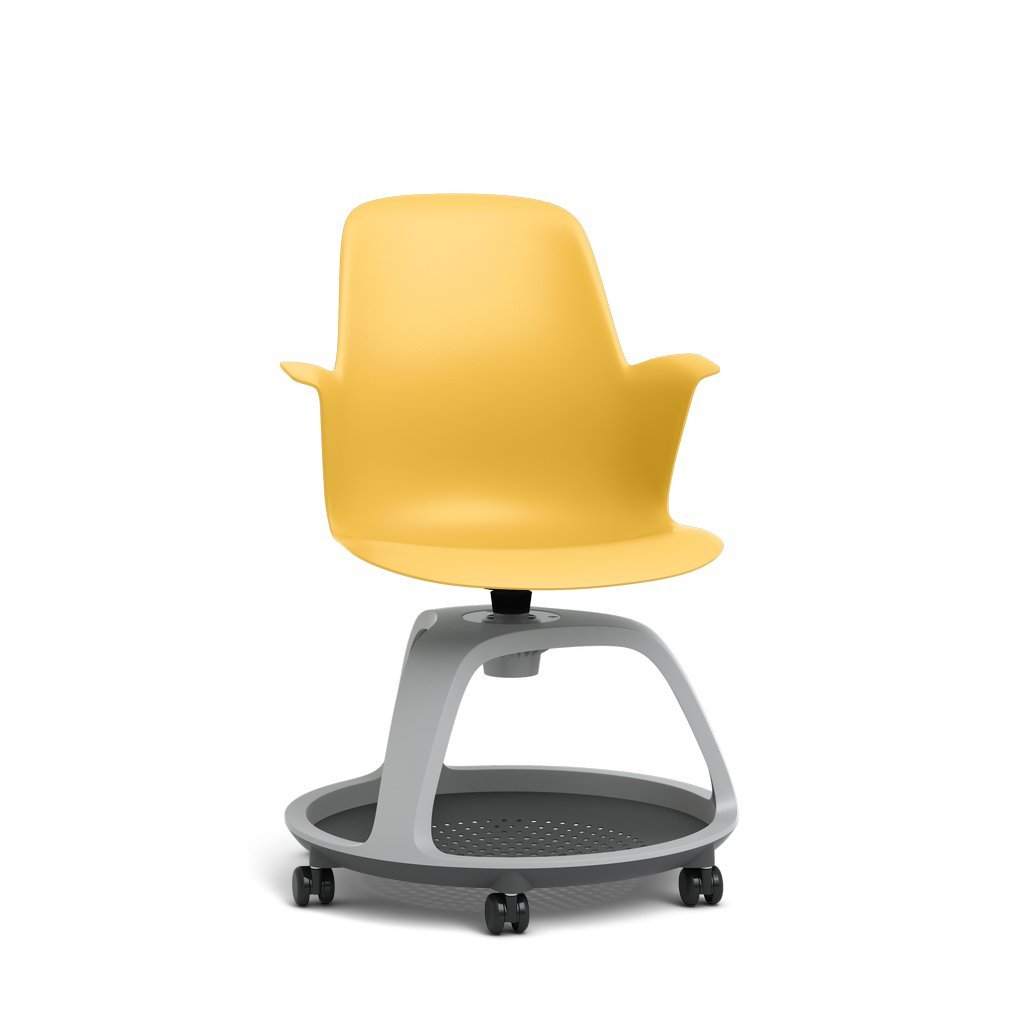 Steelcase Node Multipurpose Chair: Tripod Base - Standard Carpet Casters
