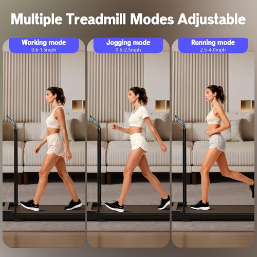 Serenilite Under-Desk Portable Compact Walking Pad Treadmill