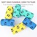 Frxat Pet Wrap, Vet wrap for Dogs Self-Adhesive, Bandages Suitable for Horses, Dogs, Cats, and Rabbits, 6 Rolls, 4 inch Wide, 2 Rolls Each (Yellow, Green, Blue)