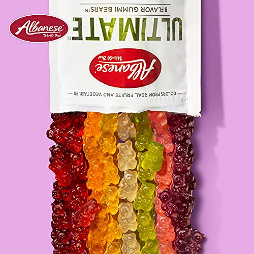 Albanese World's Best Ultimate 8 Flavor Gummi Bears, 5Oz Bag Of Candy #TOP6
