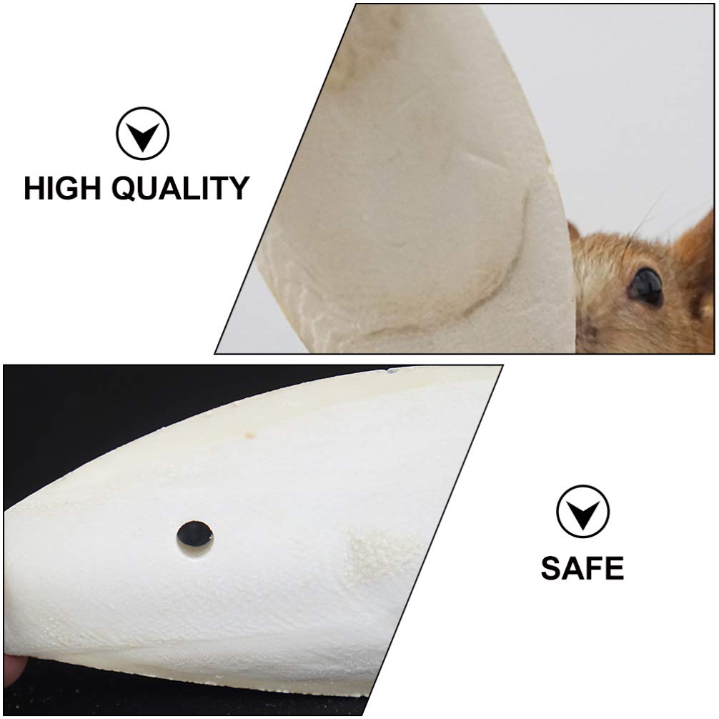 VANZACK 20 Stuks Cuttlebone Kauwspeeltje Vogel Inktvis Bot Papegaaienkooi Speelgoed Compact Papegaai Speelgoed Draagbare Vogel Speeltje Kleine Vogel Speelgoed Kleine Vogel Speeltje