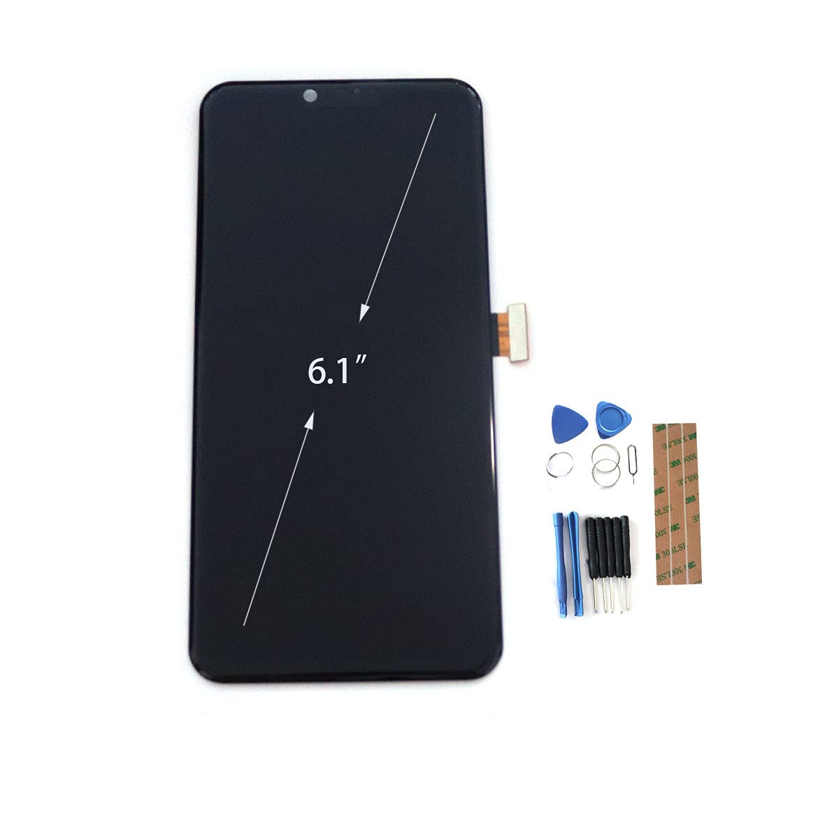 FainWan LCD Display Touch Screen Digitizer Assembly Glass la pantalla Replacement Repair Tools Kit Compatible with LG G8 ThinQ LM-G820 6.1inch