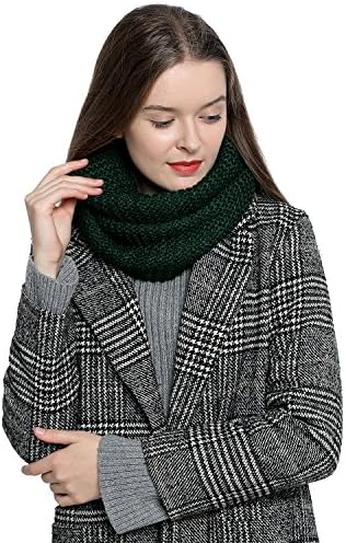 Sjaals Gebreide sjaal met capuchon for vrouwen, herfst winter zachte warmere sjaals, wol dikker effen kleur wrap sjaal sjaals, 8 kleuren beschikbaar Blijf warm (Color : Beige