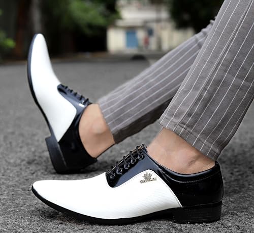 Image of AADI Men's Synthetic Leather Derby Formal Shoes