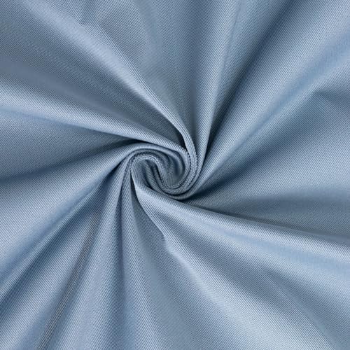 5 Servilletas cuadradas de poliéster 20x20 in azul dusty miniatura 7