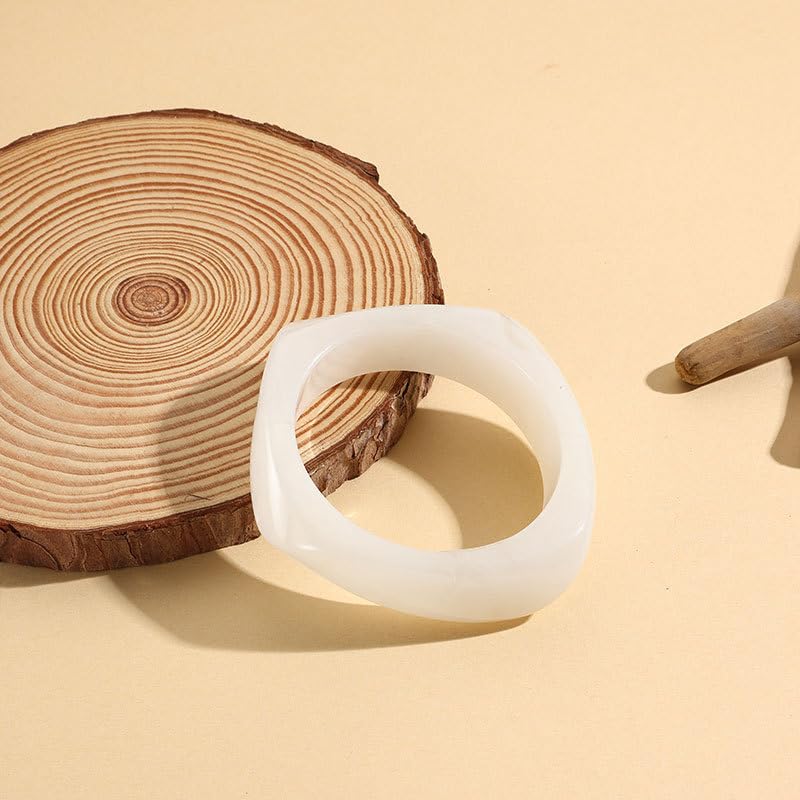 Caiyao Colorful Acrylic Resin Bangle Bracelet Wristbands Tortoiseshell Acetate Plate Cuff Bracelet Vintage Wide Irregular Geometric Plastic Bracelet for Women Teen Jewelry2