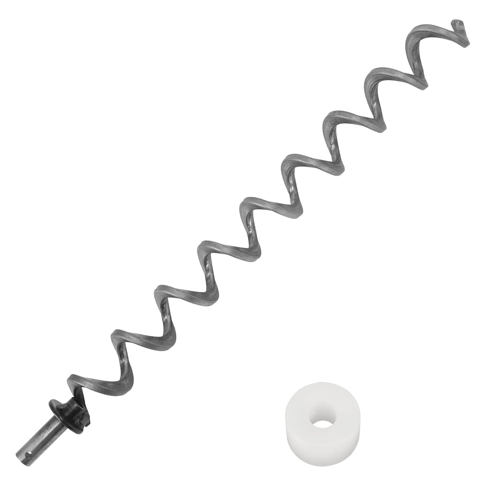 NEWFT Practical 17Inch Spirals Axles Brush Suitable With Pellet Grills And Smokers For Backyard Barbecues