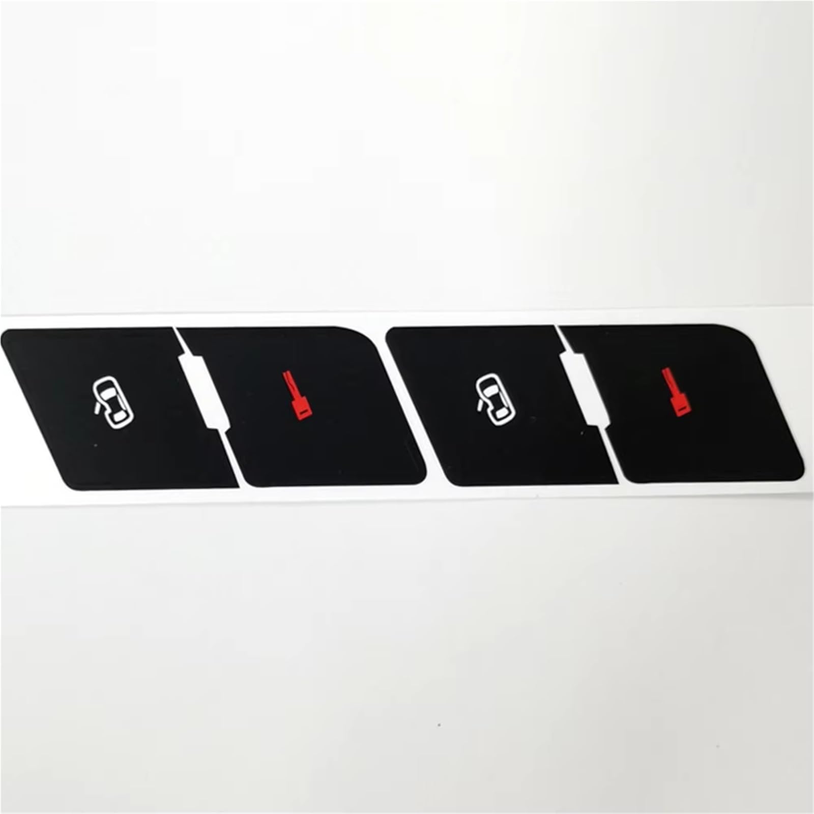Button Trim Compatible with A4 B6 B7 Car Central Door Lock Button/knob Switch Sticker