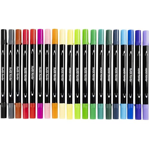 CREATIV Marqueurs textiles, multicolore, taille unique