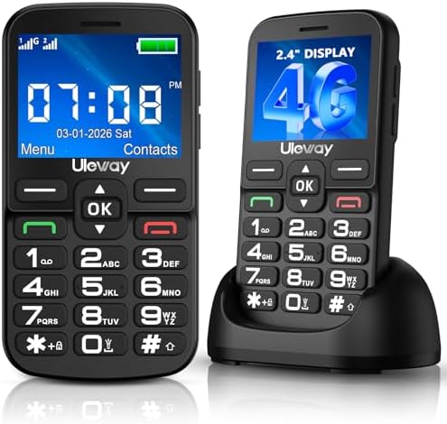 4G Téléphone Portable Senior Débloqué avec Grandes Touches | Gran...