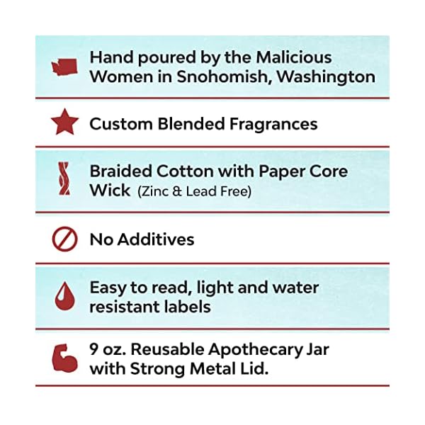 Malicious Women Candle Co – But First.Wine, Cabernet All Day (Sweet Red Wine) angereichert mit langen Tagen, natürliche… – Bild 8