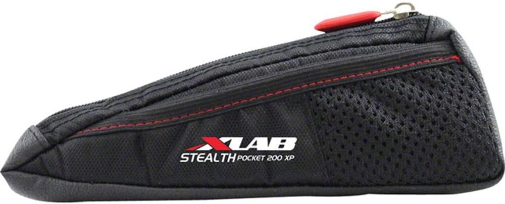 XLAB Stealth Pocket 200 XP – Bolt On Aerodynamic Top Tube Bag with Exterior Mesh Pockets for Triathlon and Gravel Bikes