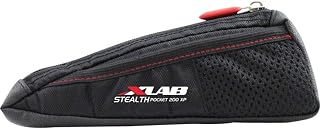 XLAB Stealth Pocket 200 XP – Bolt On Aerodynamic Top Tube Bag with Exterior Mesh Pockets for Triathlon and Gravel Bikes