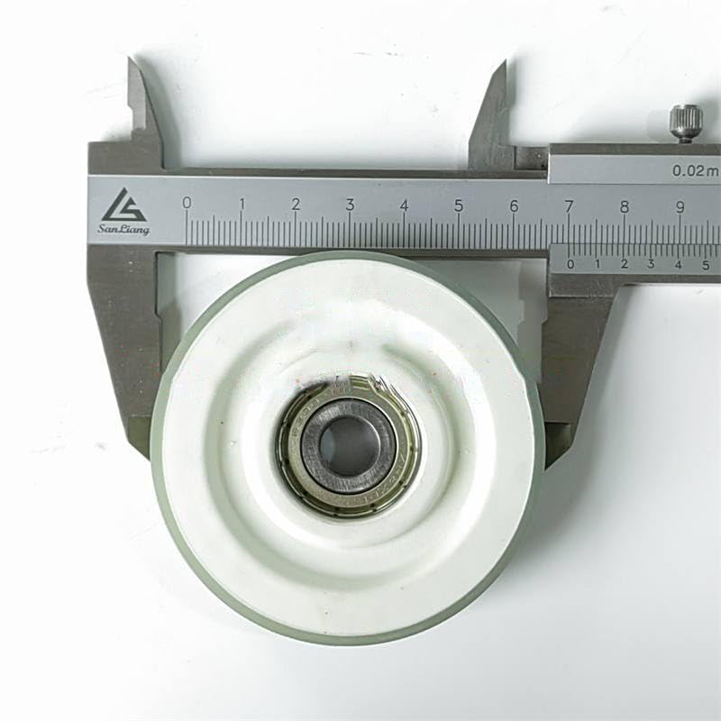 10PCS Elevator Door Hanger Roller Use for Thyssenkrupp Round Groove 70x17 70x17 OD70mm W17mm Bearing 6200