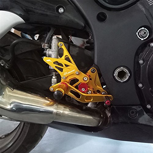 Rearsets Rear Sets Footpegs Cnc Adjustable For Suzuki Hayabusa Gsx1300R 1999-2007 #TOP2