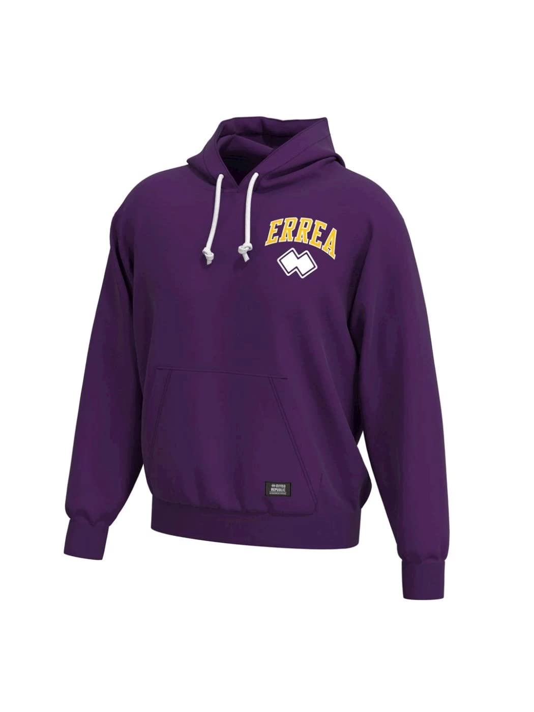 Errea Bluza Graphic Hoody 50 Man, Bluza z Kapturem Męska Rozpinana, Fioletowy, XS