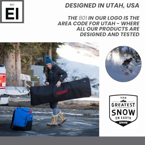 Element Equipment Padded Snowboard Bag Travel Snowboard Bag Black/Red