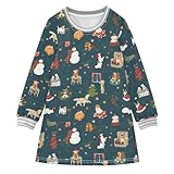 Caihoyu Little Gir Halloween Dress Kid Cute Holiday Dresses, Christmas Celebration Dog Pets, 6 Years