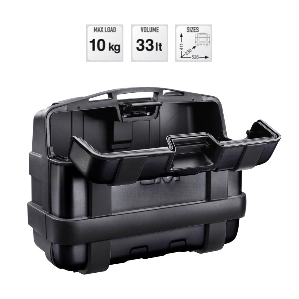 GIVI TRK33BPACK2 Trekker 33, set valigie laterali monokey, colore: nero