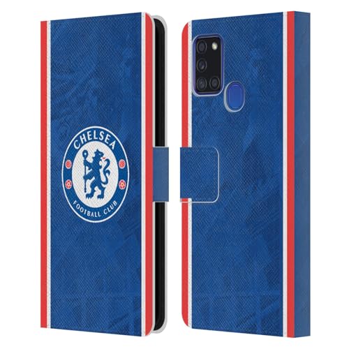 Housse Chelsea FC Samsung A21s avec support vidéo et fentes cartes