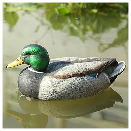 RioRand Highly Realistic Plastic Male Duck Garden Decor Hunting Decoy