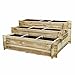 Produktbild Siena Garden Hugo Hochbeet-Treppe 120x100x54cm, 3 Stufen