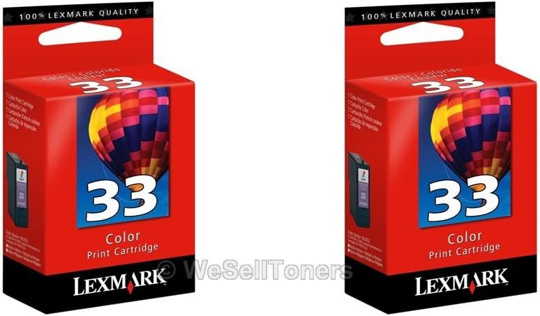 Lexmark #33 Color Print Cartridge Twin Pack ( 18C0534 )