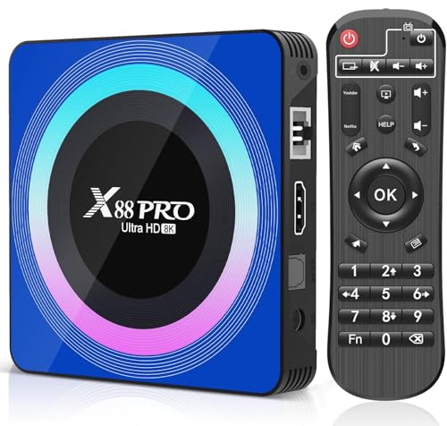 Android tv box,X13 smart tv box Android 13.0 2GB RAM 16GB ROM RK3528 Quad-Core 64bit Cortex-A53 Mali 450 MP2 GPU Support 8K 3D 1080P 2.4/5.0GHz WIFI BT5.0 10/100M Ethernet DLNA USB 3.0 H.265