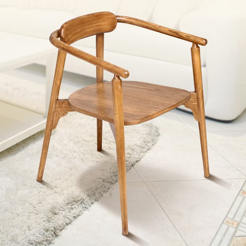 Stories Yunan Wooden Arm Chair in Mahogany