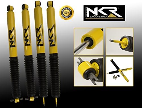 NKR 4 GAS SHOCKS JEEP JK 2006-2014 Lifted 4" 4x4 Absorver Lift Kit