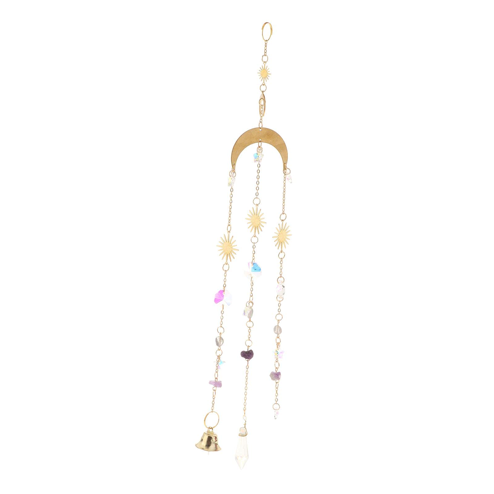 ATORSE Crystal Suncatchers Window Hanging Home Decor Ornament Suncatcher 35cm-picture-13