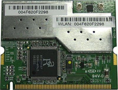 Ralink RT2561 WLAN 802.11a/b/g High Power Mini-PCI Card Radio