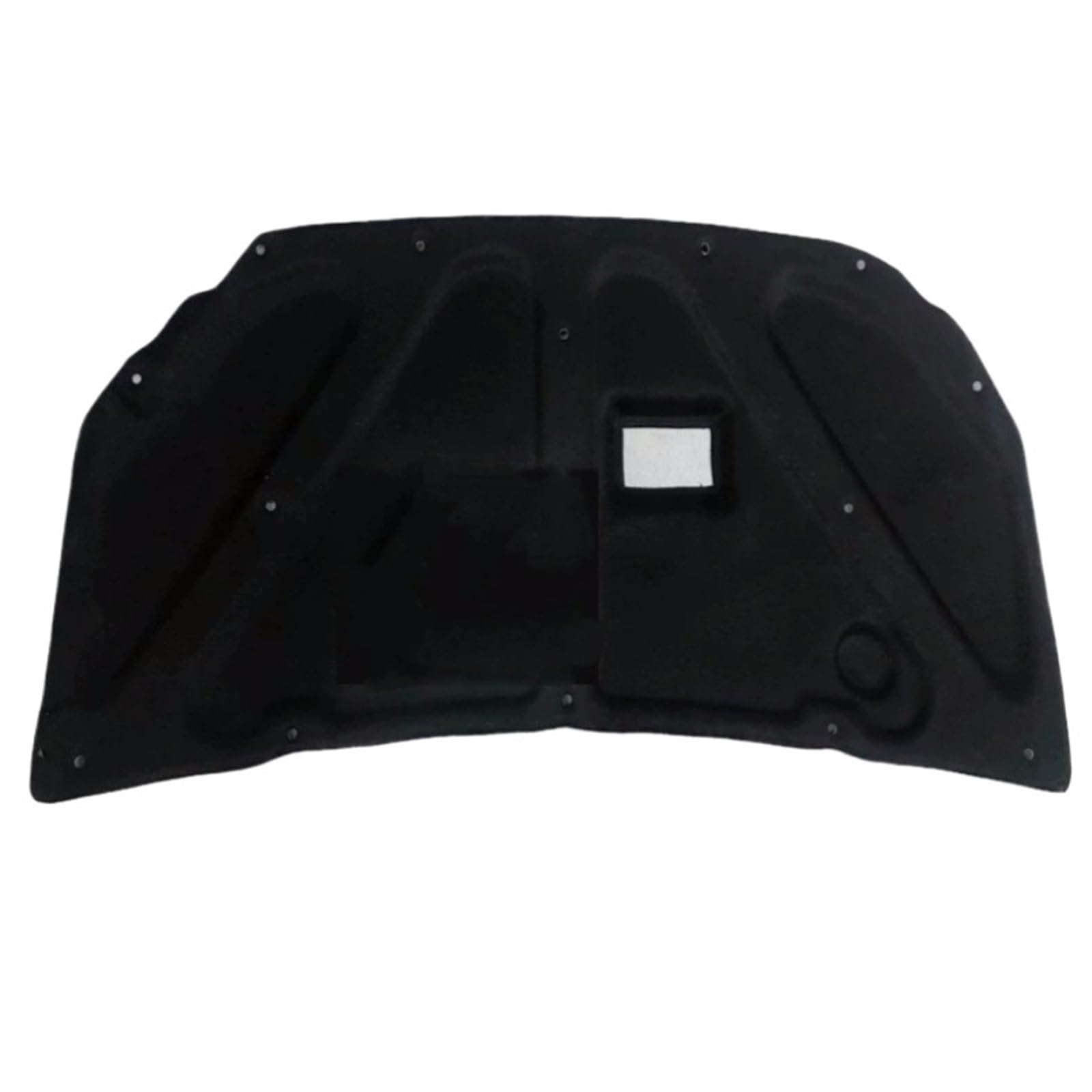Hguvsjd Black Fronthood Engine Mat Pad Cover For Hyundai For Accent For Mc For Verna 2006~2010 Car Engine Hood Pad Sound Heat Insulation Cotton Fireproof(Black)