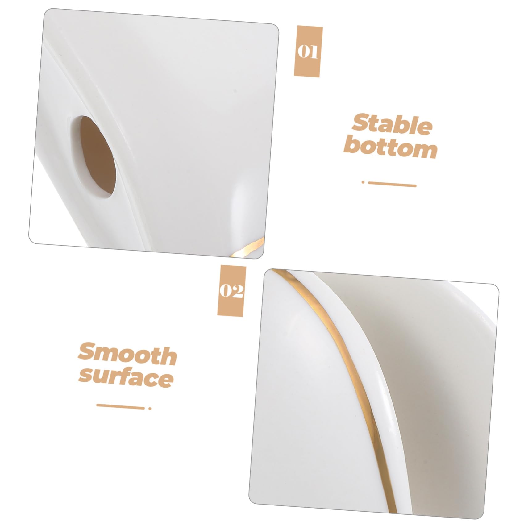 Alipis 3piezas Dispensador De Servilletas De Cerámica Soporte Vertical Para Manteles Cocina Restaurante Bar y Elegante y Funcional Para Decoración De Mesas