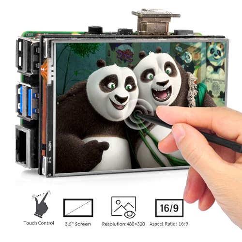 Pantalla LCD para Raspberry Pi 4 3B+ OSOYOO con Conector HDMI y Carcasa Protectora 2