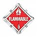 Labelmaster 81-8FO 8 Legend Hazmat Flip Placard System for Trailers, Full Frame