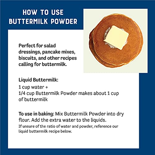 Judee’s Bulk Buttermilk Powder 40 Lb (5Lb Pack Of 8) - 100% Non-Gmo, Gluten-Free And Nut-Free - Perfect For Pancakes, Fried Chicken And Cornbread - Use In Baking Or Cooking - Make Liquid Buttermilk #TOP4