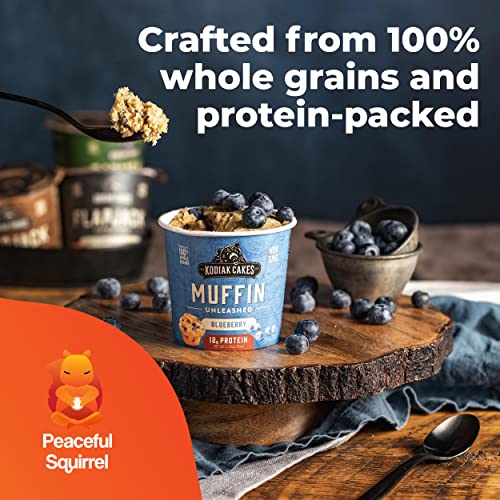 Peaceful Squirrel Variety, Kodiak Cakes Power Cups, 12 Pack, Variety Of 6 Flavors, Whole Grain, Non-Gmo, Antioxidants, High Protein, 12 Cups, 2.12 Ounce #TOP4