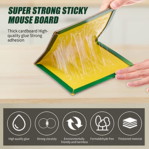 30 Pcs Mouse Traps Mouse Glue Traps With Enhanced Stickiness Sticky Traps For Mice, Rats Sticky Pads Mouse Glue Boards Pest Control Traps For House Indoor Outdoor Easy To Set (30 Pcs, 9.4'' X 6.6'') #TOP2