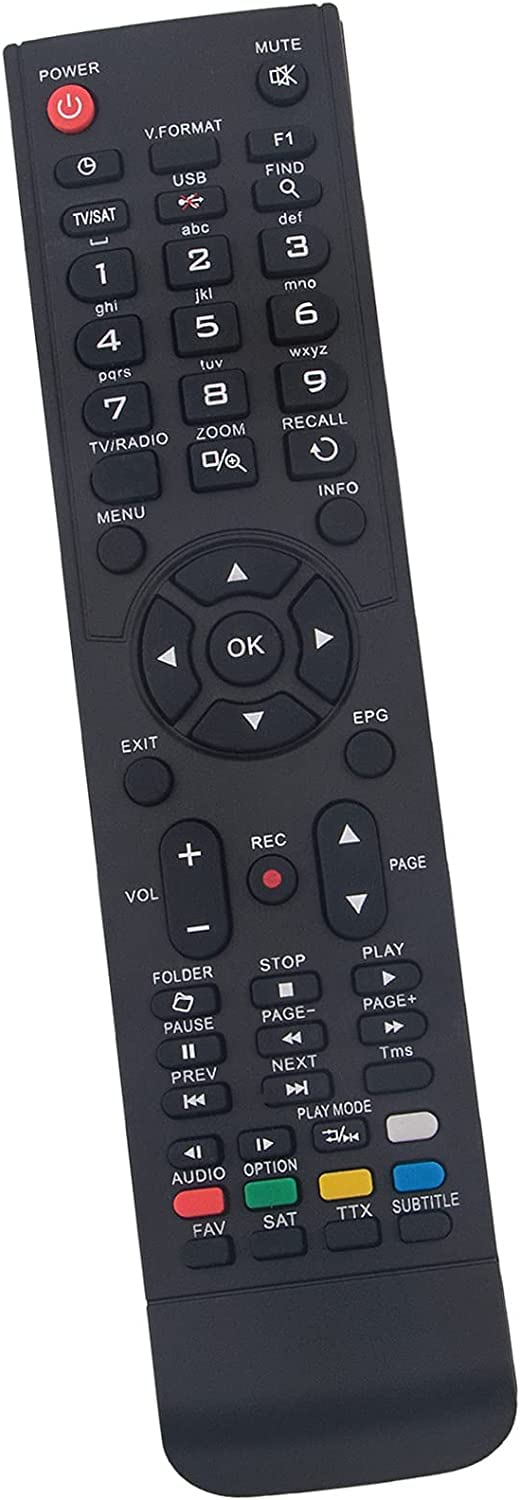 Ersatz-Fernbedienung Für Amiko Synaps Receiver – Kompatibel Mit SHD8140CXE, TC100, SHD-8000 Uvm. | Keine Programmierung Nötig