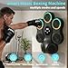 Strenellea Music Boxing Machine for Adults, Large Size Music Punching Machine with Gloves, Interactive Wall Mounted Electronic Boxing Target with 11 Modes & 9 Speeds, Gift for Men and Kid (RGB Light)